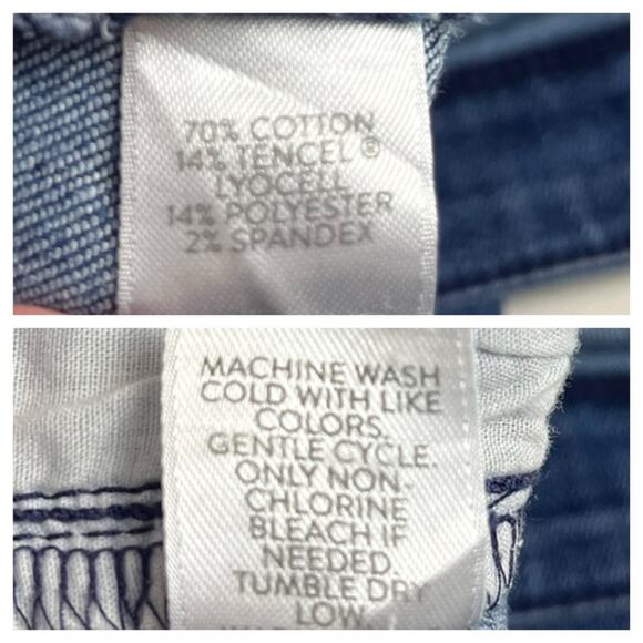 J.Jill Jeans Authentic Fit Slim Ankle Mid Rise Dark Wash Women’s Plus Size 14 - Picture 8 of 10